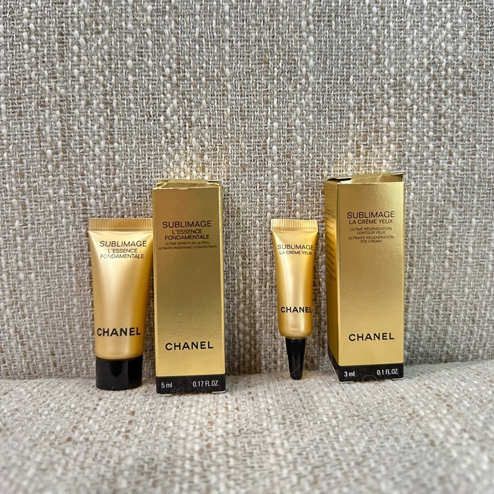 Chanel Sublimage ultimate redefining concentrate 5ml & Yeux eye cream 3ml